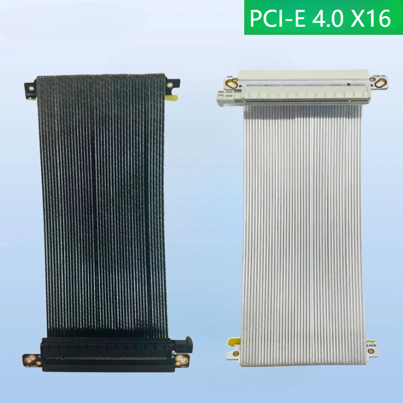 Itx Gpu Riser Pcie 4.0 16X - Super Speed 4.0 High Compatible Silver-Plated