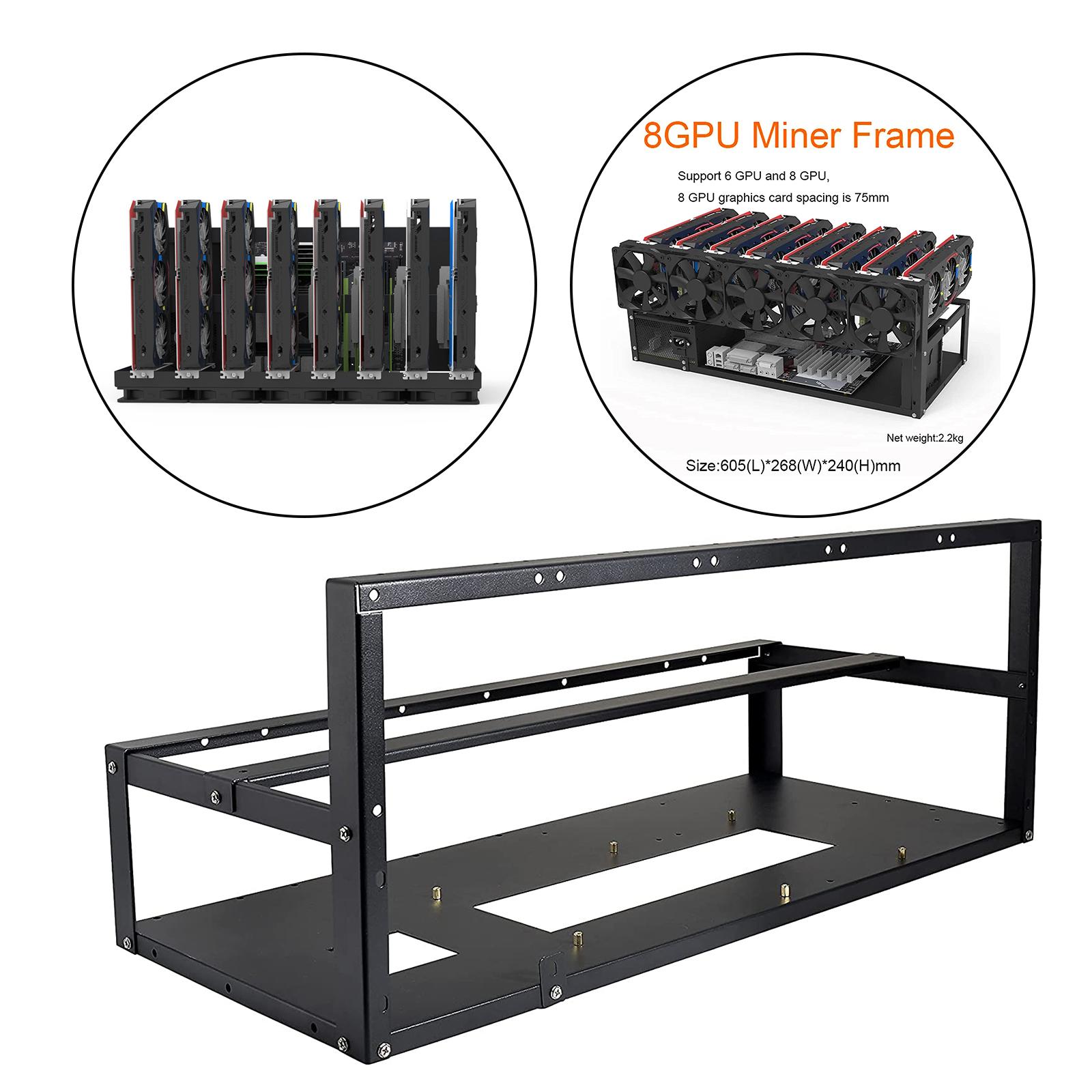 Gpu Mining Rig Frame 8 Gpu - 6/8 GPU Mining Rig Frame Rack