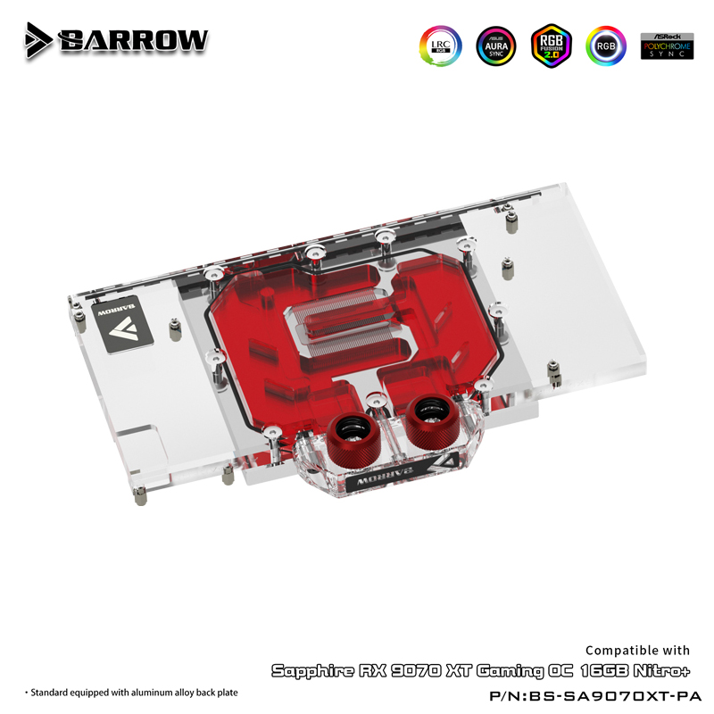 Rx 9070 16Gb - GPU Water Block For SAPPHIRE RX