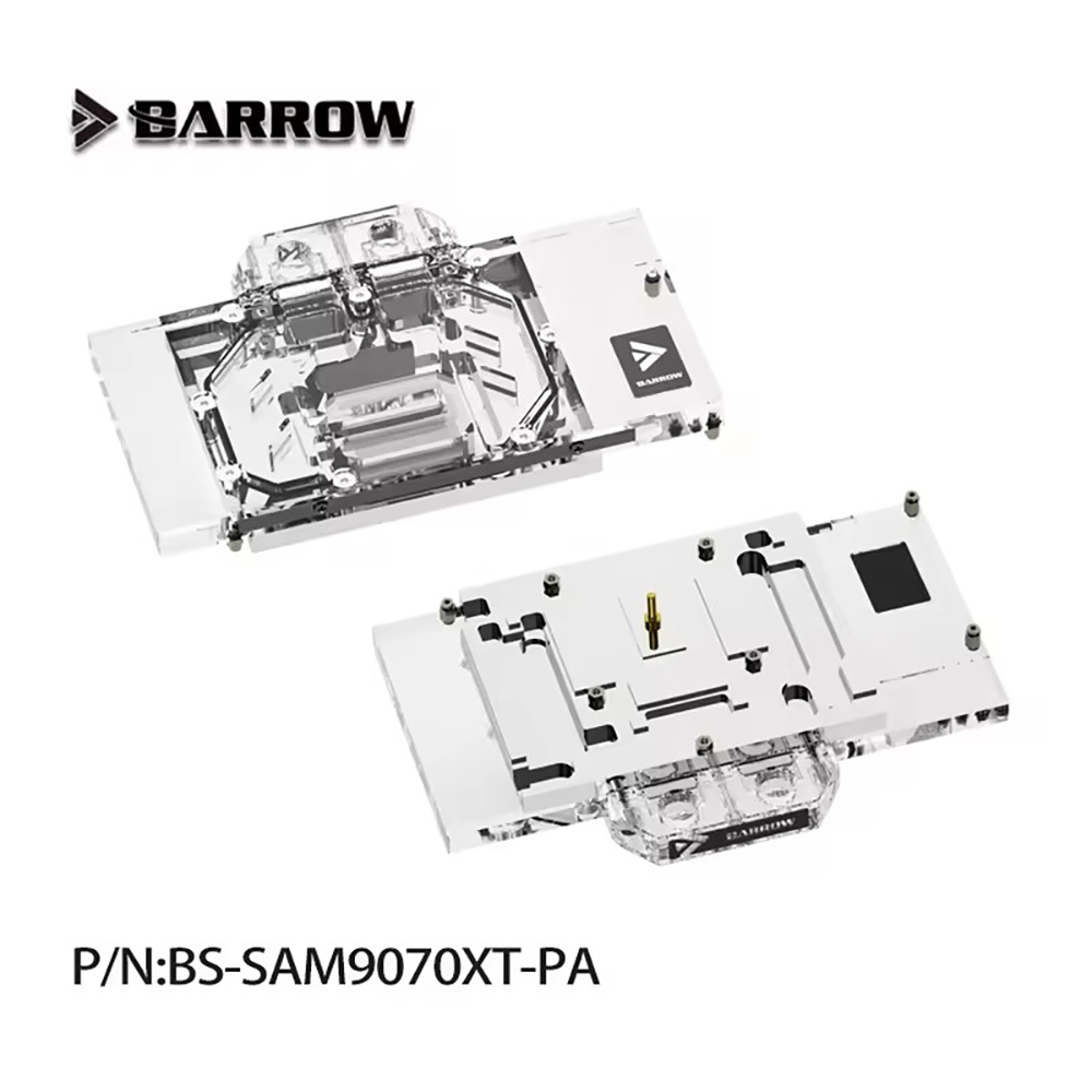 Barrow GPU Water Block For SAP - огляд і ціна Rx 9070 Xt
