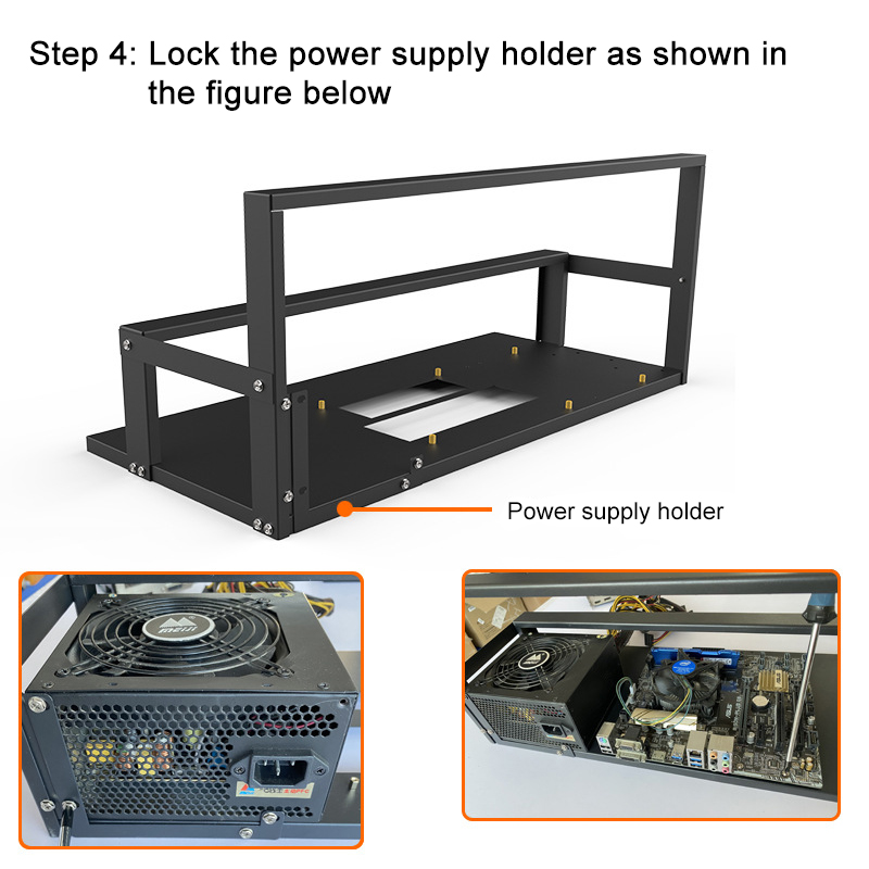 Mining Case Rack Motherboard B - огляд і ціна Gpu Mining Rig Frame 8 Gpu