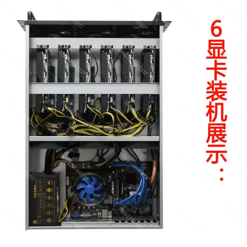 4U Multi GPU Chassis 6 8 Graph - огляд і ціна Server Gpu Chassis 4U