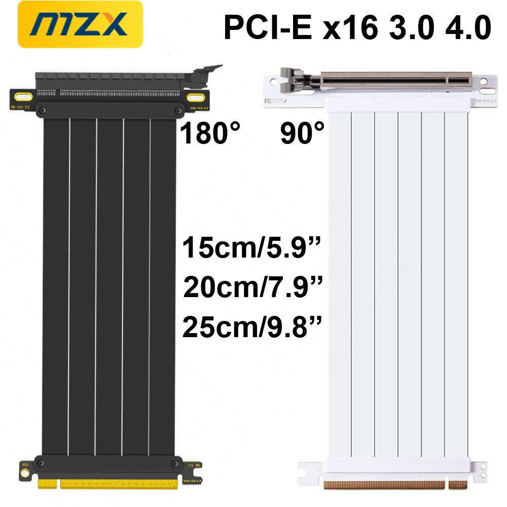 MZX PCIE 4.0 3.0 16X Riser Cab - огляд і ціна Itx Gpu Riser Pcie 4.0 16X