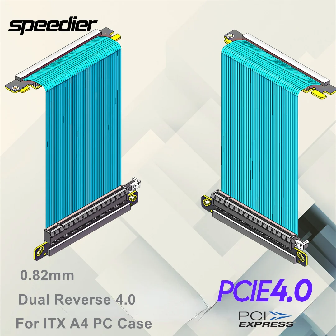 Double Reverse Pci-e 4.0 Riser - огляд і ціна Itx Gpu Riser Pcie 4.0 16X