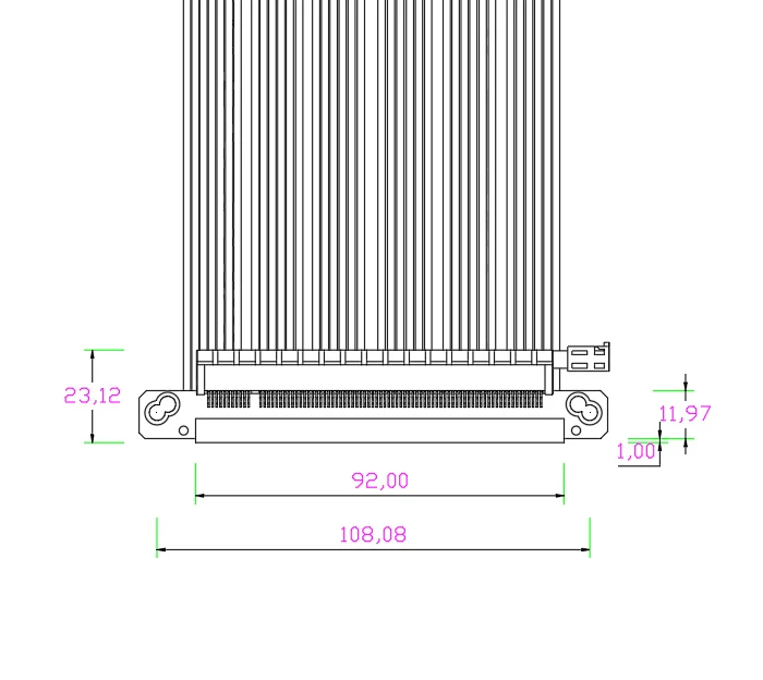 Double Reverse Pci-e 4.0 Riser - огляд і ціна Itx Gpu Riser Pcie 4.0 16X