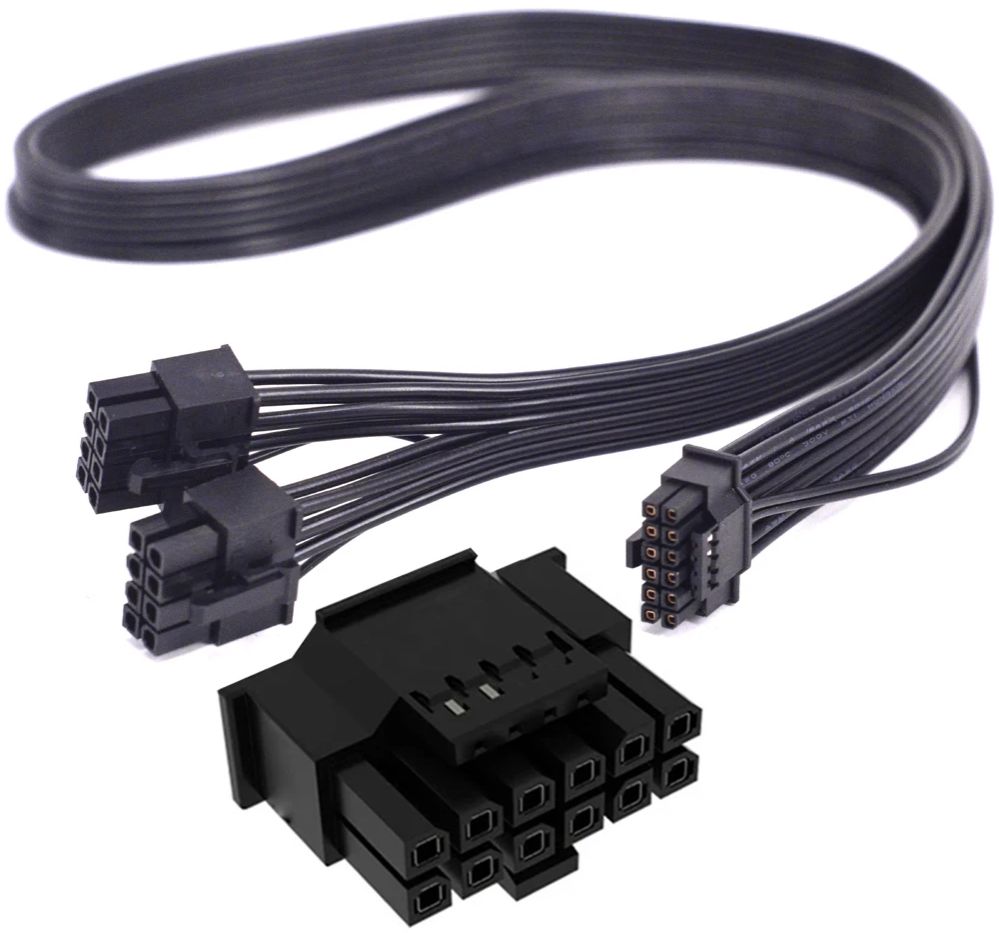 For Thermaltake PF1 ARGB 850W  - огляд і ціна Dual 8Pin To 16Pin 12Vhpwr Cable