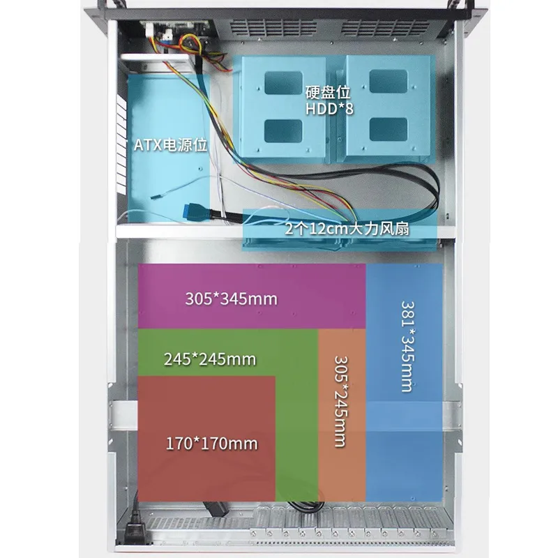 for high performance 4U server - огляд і ціна Server Gpu Chassis 4U