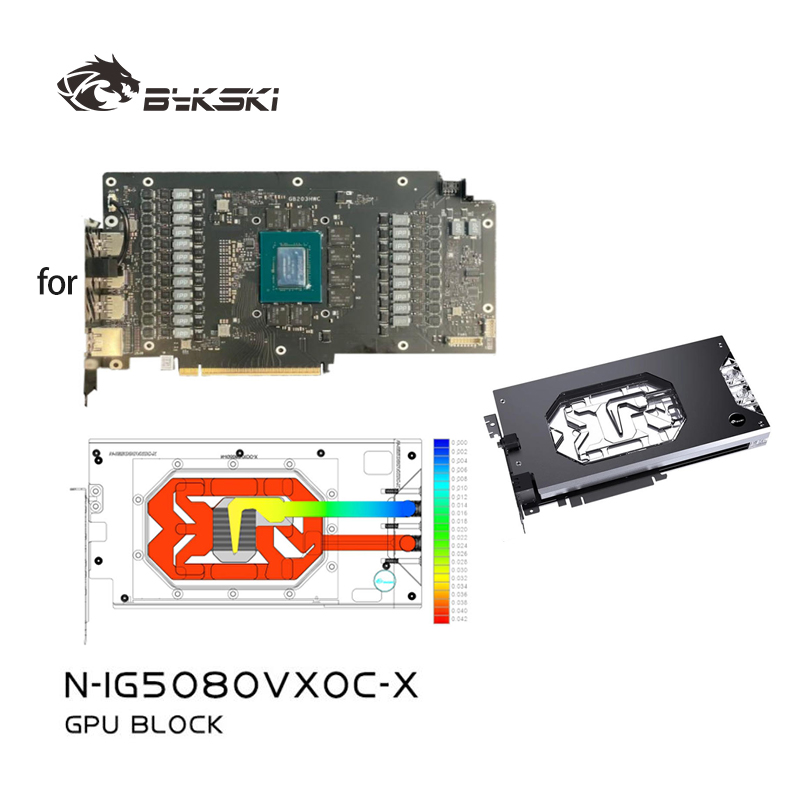 Bykski N-IG5080VXOC-X GPU Bloc - огляд і ціна Rtx 5080 16Gb