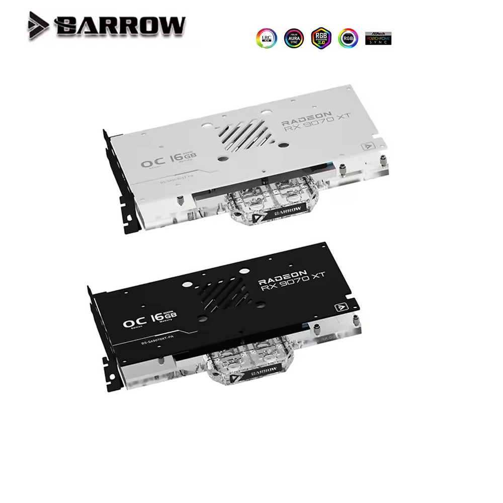 Barrow GPU Water Block For Sap - огляд і ціна Rx 9070 16Gb