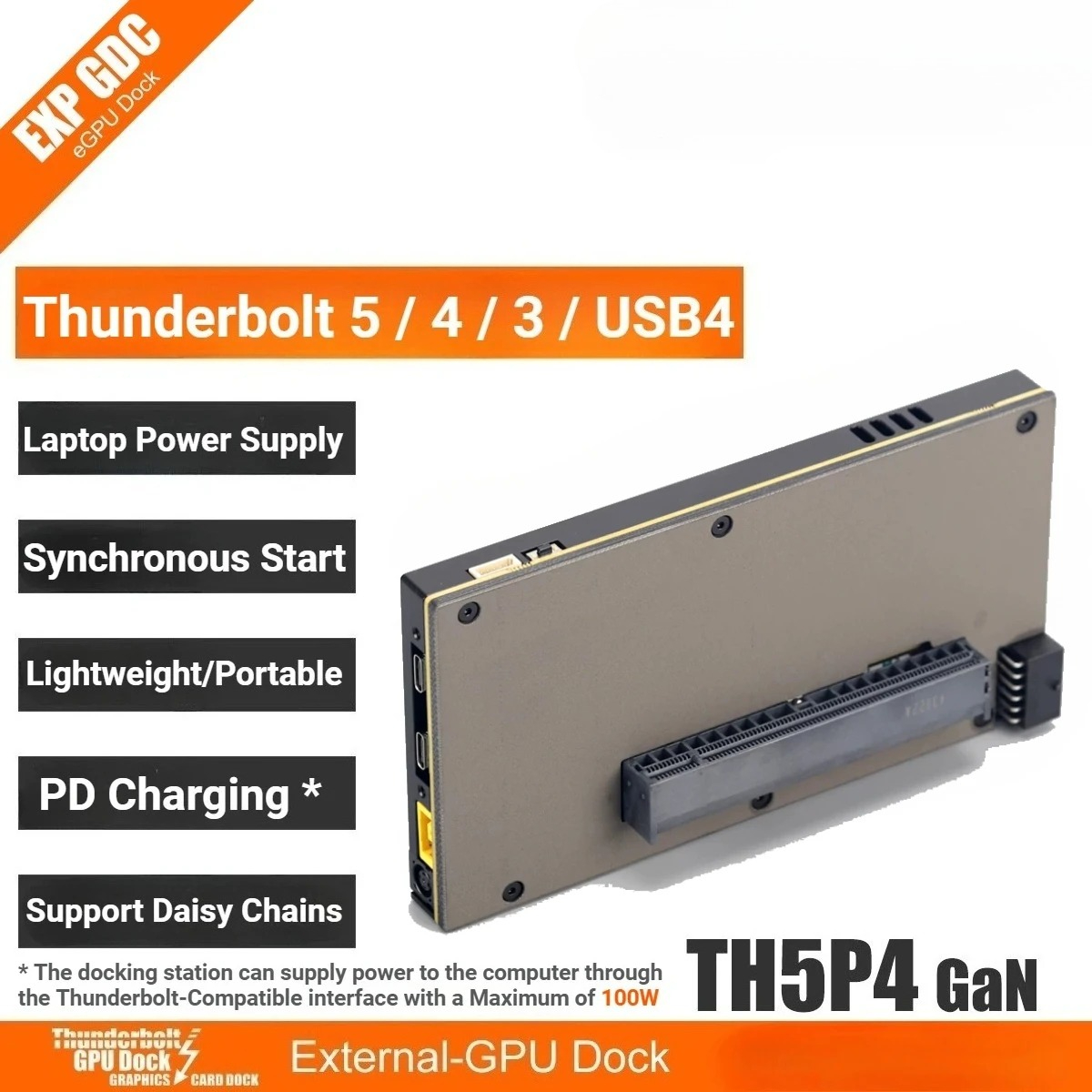 TH5P4GaN Laptop Thunderbolt 5/ - огляд і ціна Gpu External Dock Egpu Thunderbolt 4
