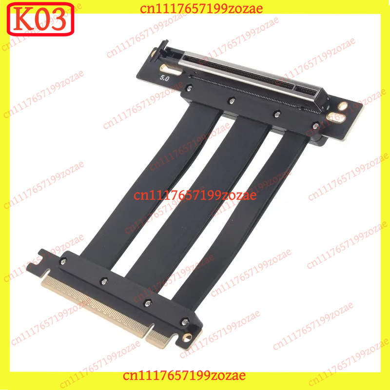 K03 PCIe 5.0 X16 90‑Degree Slo - огляд і ціна Pcie 5.0 Gpu Riser Cable