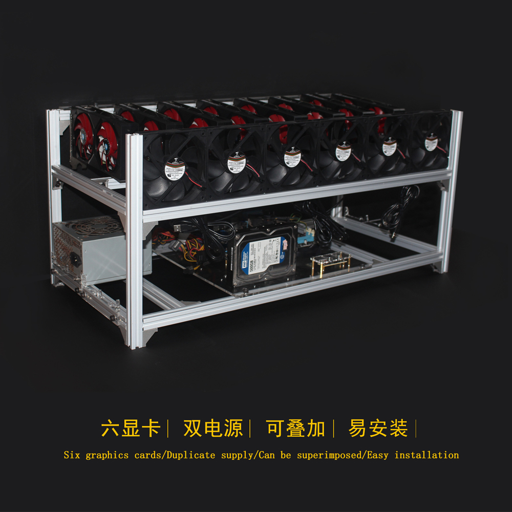 6 8 12 19 GPU Miner Mining Rig - огляд і ціна Gpu Mining Rig Frame 8 Gpu