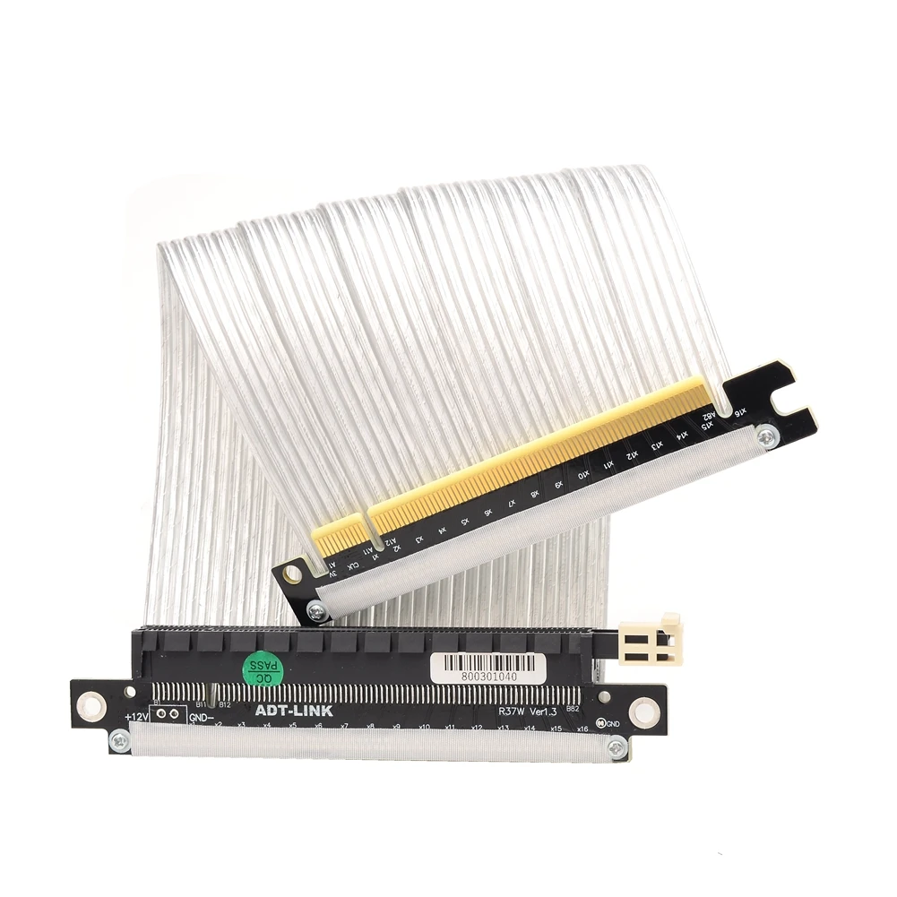 Silver White Reverse PCIE 4.0  - огляд і ціна Itx Gpu Riser Pcie 4.0 16X