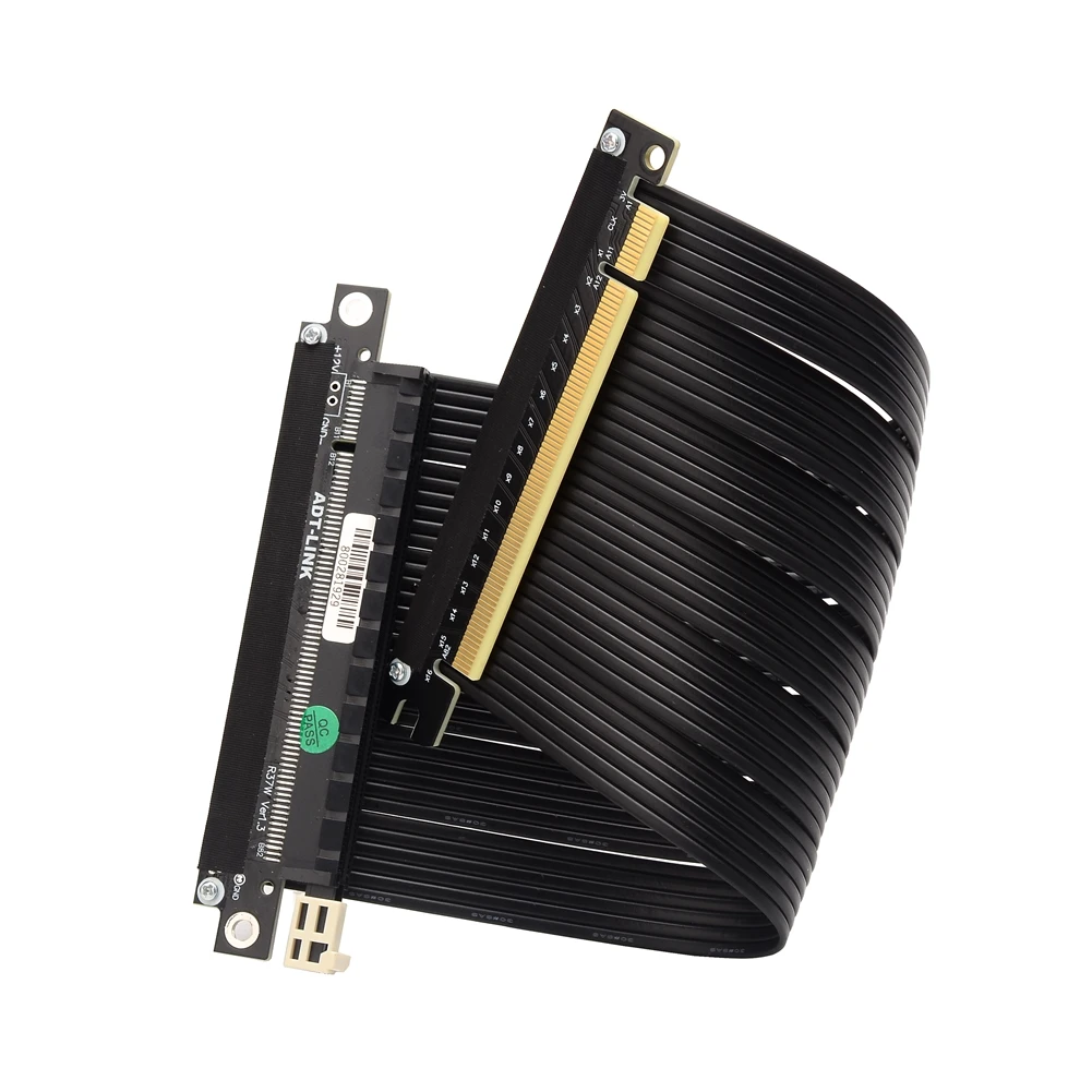 Silver White Reverse PCIE 4.0  - огляд і ціна Itx Gpu Riser Pcie 4.0 16X