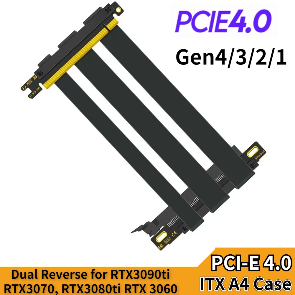 Brand New PCI Express 4.0 16X  - огляд і ціна Itx Gpu Riser Pcie 4.0 16X