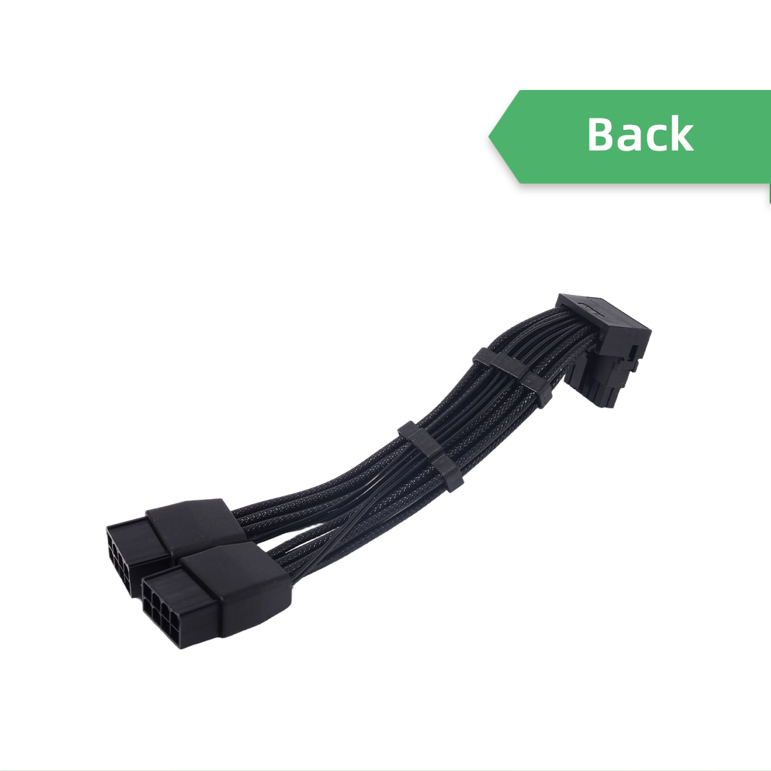 Interface Upward PCIE 5.0 2X8P - огляд і ціна Dual 8Pin To 16Pin 12Vhpwr Cable