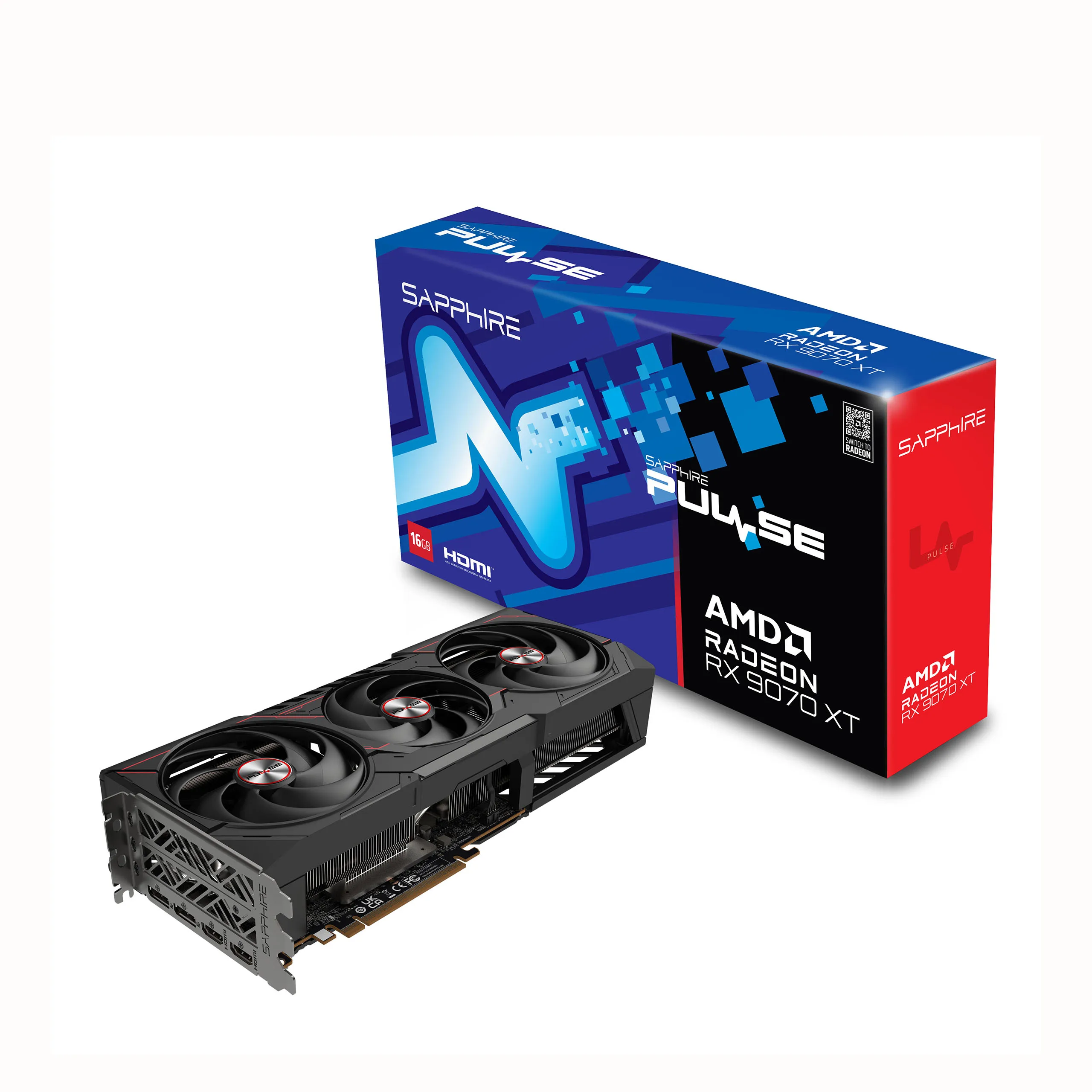 2025 New SAPPHIRE PULSE  Radeo - огляд і ціна Rx 9070 16Gb