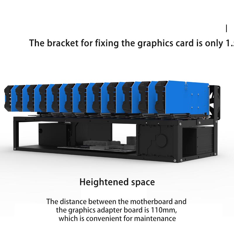 6/8/12 Cards GPU Bracket Open  - огляд і ціна Gpu Mining Rig Frame 8 Gpu