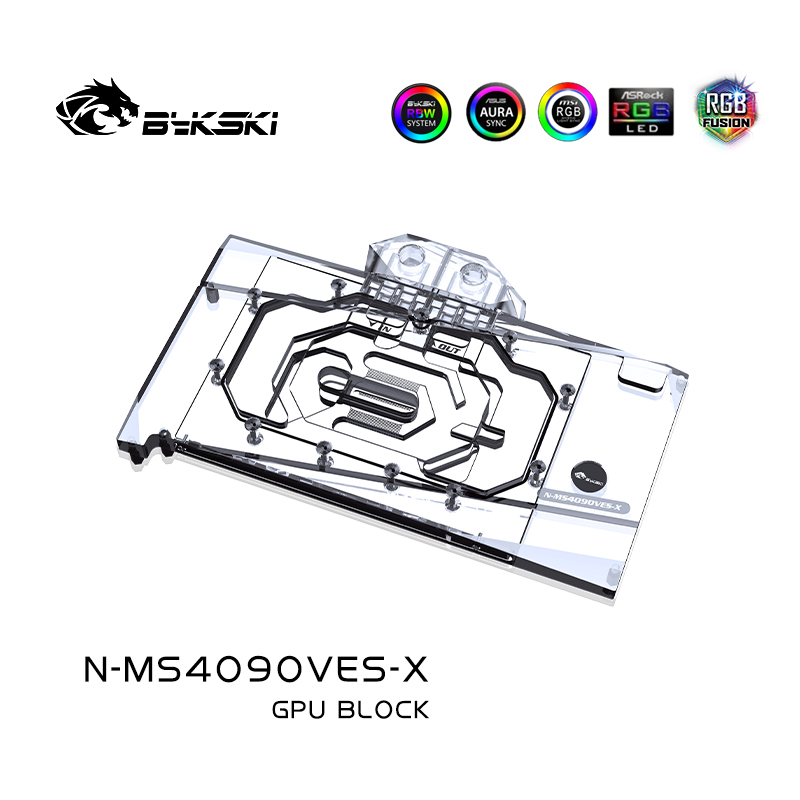 Bykski N-MS4090VES-X GPU Block - огляд і ціна Rtx 4090 Water Block