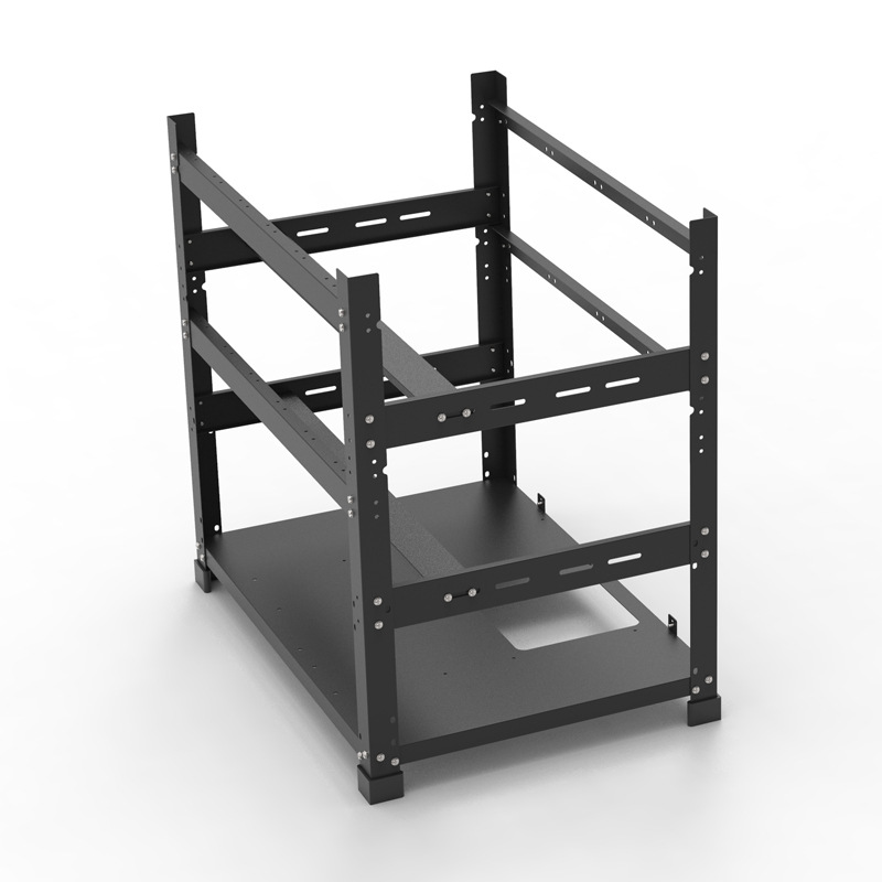 Custom Open Frame GPU Case Dua - огляд і ціна Gpu Mining Rig Frame 8 Gpu