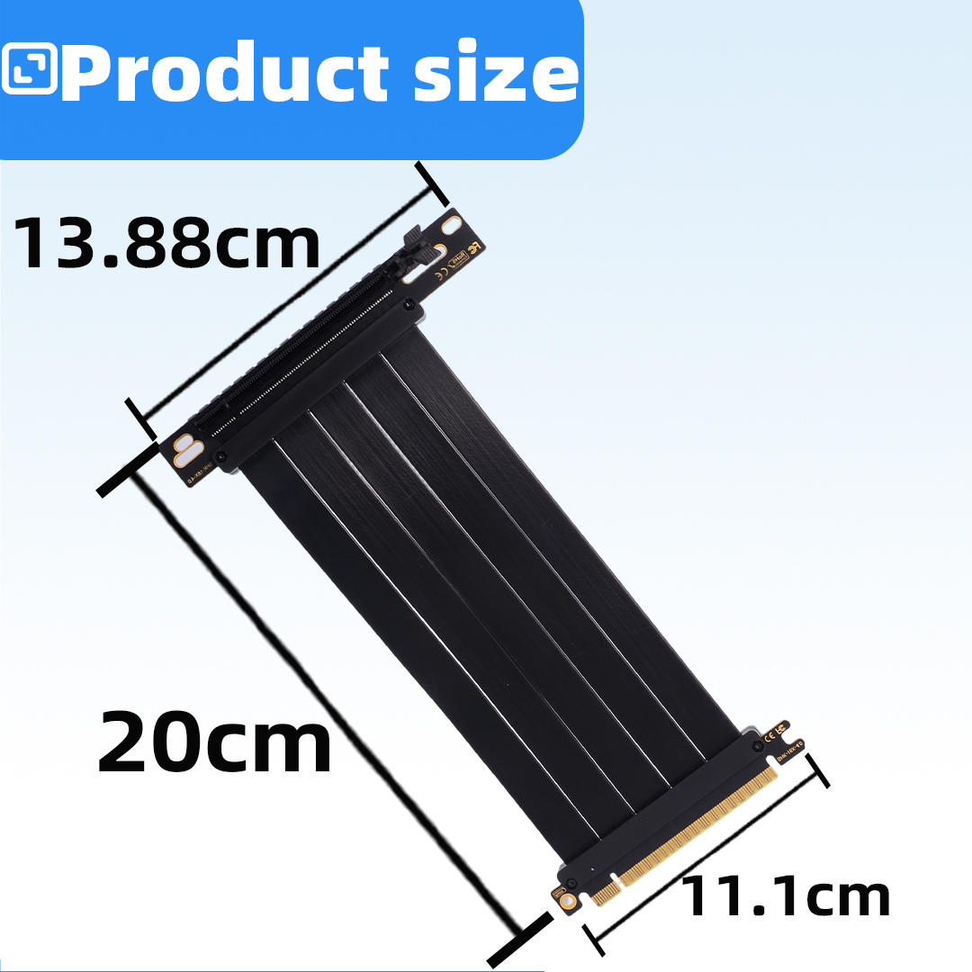 PCIE 4.0 X16 Graphics Card Ext - огляд і ціна Pcie 5.0 Gpu Riser Cable