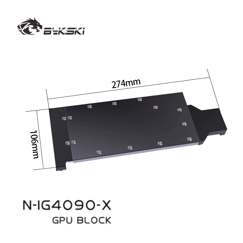 Bykski GPU Water Block for Col - огляд і ціна Rtx 4090 Water Block
