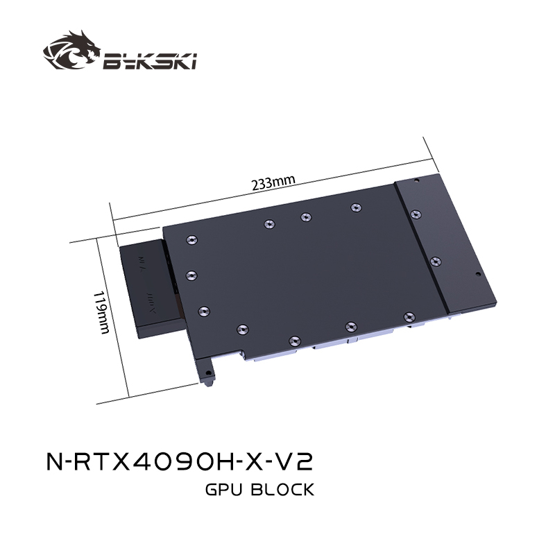 Bykski GPU Block for NVIDIA RT - огляд і ціна Rtx 4090 Water Block
