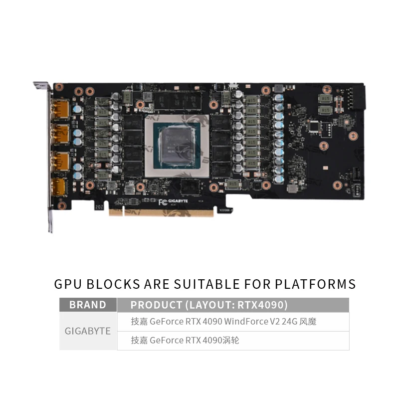 Bykski N-GV4090WF-X-V2 GPU Blo - огляд і ціна Rtx 4090 Water Block