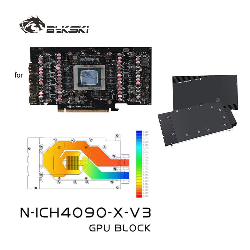 Bykski N-ICH4090-X-V3 GPU Wate - огляд і ціна Rtx 4090 Water Block