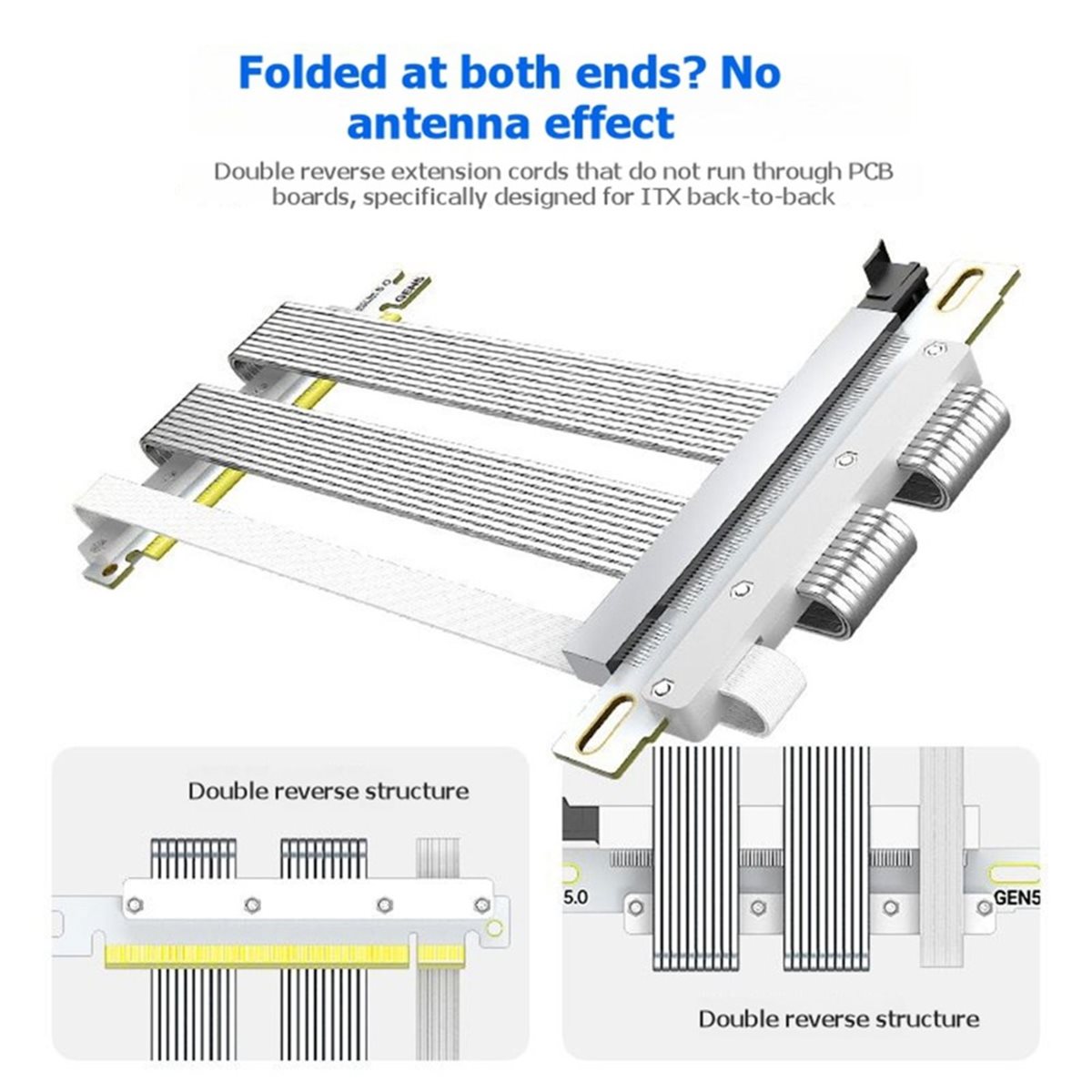 L70A PCIe 5.0 X16 Riser Cable  - огляд і ціна Pcie 5.0 Gpu Riser Cable